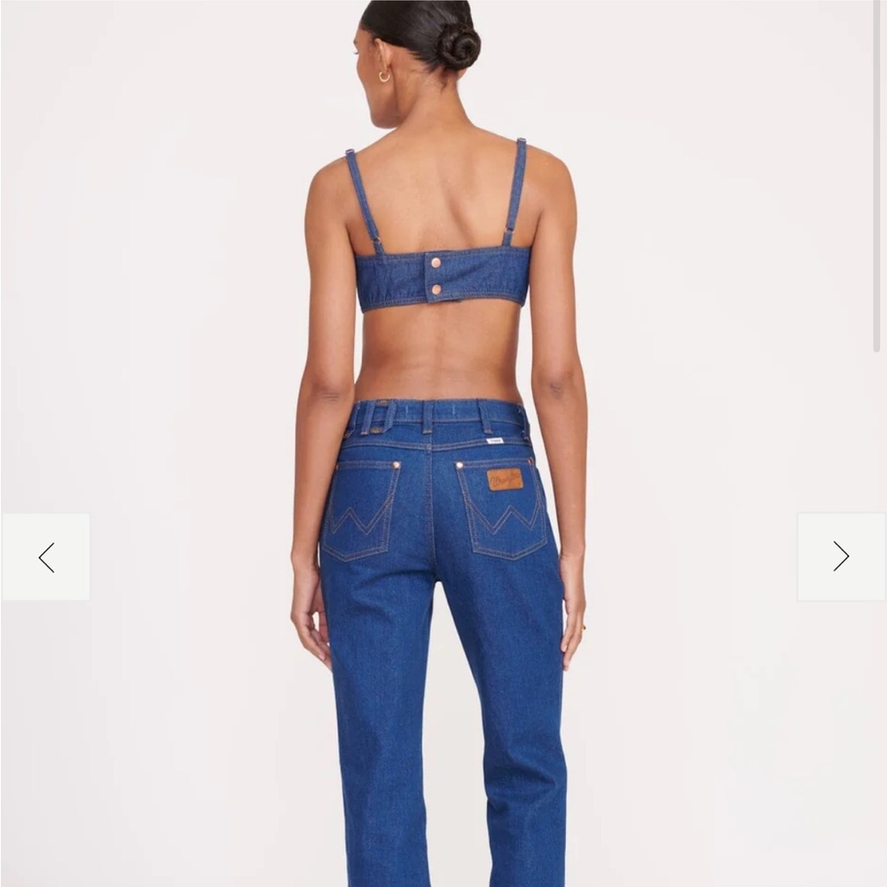 Wrangler+Staud The Jean bikini top. M - Picture 4 of 14